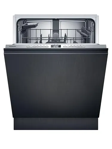Siemens iQ300 SX63HX16AE Geschirrspüler - 60 cm vollintegrierbare Spülmaschine, sehr leise mit nur 42 dB, für 13 Maßgedecke, ideal für große Haushalte und effizient im Wasserverbrauch.