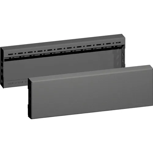 Rittal VX 8660.032 Sockel-Blenden, seitlich, H: 100 mm - Sonstige Elektroinstallationsartikel, robuste Stahlblech-Konstruktion für eine langlebige Nutzung und einfache Montage.