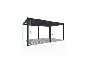 Produktbild Pergoline Pavillon Superior (Anthrazit, 3,6x5,3 m)