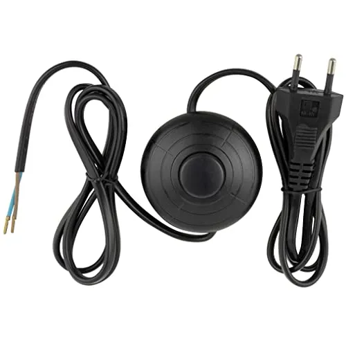 REV Lampenkabel mit Schalter in schwarz von REV