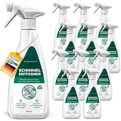 SILBERKRAFT Schimmelentferner mit E-Book