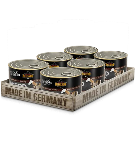 BELCANDO Single Protein Pferd 6x200g Nassfutter Hundefutter Futter Hund nass