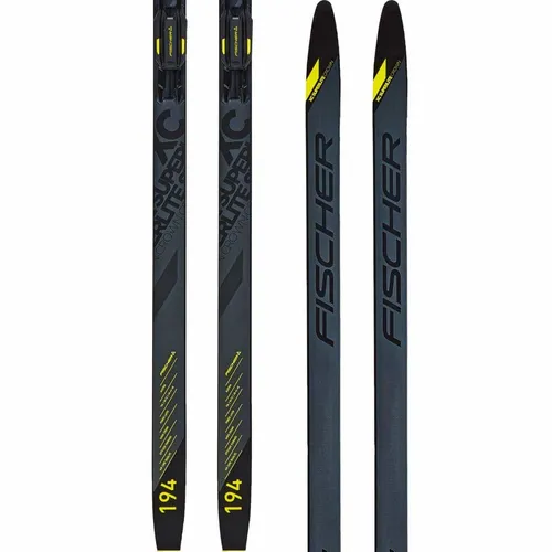 Fischer Superlite Crown EF SET - 199 cm - Ski für alle Bedingungen, mit Vario Crown für exzellenten Grip und Efficient Forward für fehlerverzeihenden Abstoß. Ideal für sportliche Hobbyläufer.