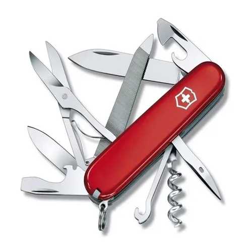 Victorinox Taschenmesser Mountaineer 1.3743 - 18 Funktionen, rot, vielseitig und ideal für Outdoor-Abenteuer