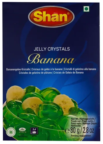 Shan - Bananen Glee 80gr Backmischung für Bananen-Wackelpudding Götterspeise