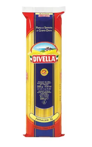Divella Fettuccine n°12 Hartweizengrieß Pasta Italienische Nudeln 500g