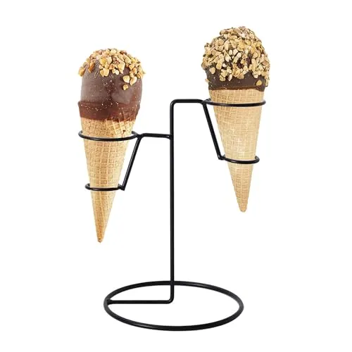 leyomgamz Eistütenhalter Eisständer Eiswaffelständer Eiswaffelhalter Eisen Waffelhalter