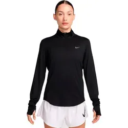 Nike Swift 1/2 Zip Damen Laufshirt - Schwarz - XS - Funktionsjacke für Damen, ideal für komfortables Laufen mit atmungsaktivem Material und stylischem Design.