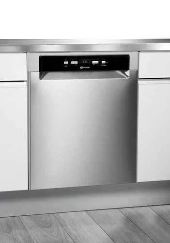 BAUKNECHT Unterbaugeschirrspüler OBKUC 3C26 F X (2) - 14 Maßgedecke Geschirrspüler mit flexibler Besteckschublade und 8 Programmen, ideal für müheloses Spülen im Unterbau.