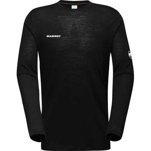 Mammut Tree Wool FL Longsleeve Men black (0001) L - Herren Skitourenunterwäsche, atmungsaktiv und aus nachhaltiger Merinowolle mit Lyocell für schnellen Feuchtigkeitstransport und besten Tragekomfort.