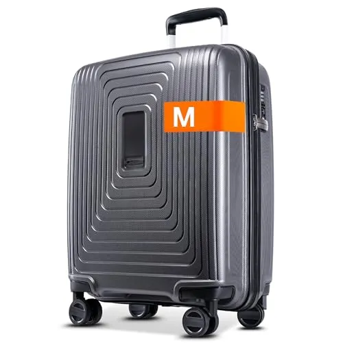Cocoono Premium Handgepäck Koffer 55x40x25cm - passend für Ryanair, Lufthansa, Eurowings und co. I 40L Handgepäck Koffer mit sanften Rollen und praktischem TSA Schloss, Reisekoffer