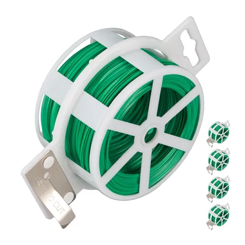 Gartendraht Gartenbindedraht Pflanzenbindedraht Blumendraht Basteldraht 50 m