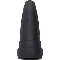 Schutzkontakt-Kupplung mit Schnappkragen, bruchgeschützter Einsatz, 16 Ampere, 250 Volt schwarz, Retail