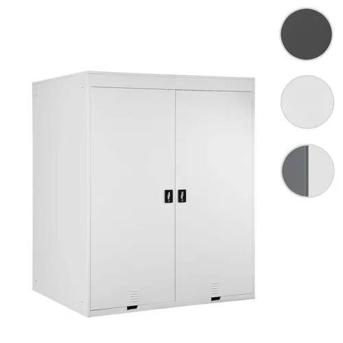 2er-Fahrradgarage HWC-H66 - Platzsparender Unterstand für zwei Fahrräder - Sonstiges Fahrradzubehör - Sicher und abschließbar, schützt Ihre Fahrräder vor Diebstahl und Wetter. Beliebig erweiterbar mit weiteren Modellen der HWC-H66-Serie für mehr Stauraum.