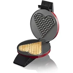 Cloer 1633V Waffeleisen für große Waffelherzen