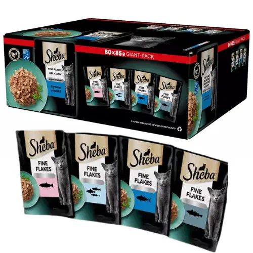 Sheba Beutel 80x85g Delicacy Fischgeschmack von SHEBA