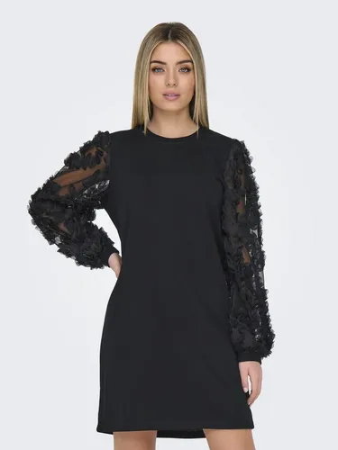 JACQUELINE DE YONG Female Kleid - Detailreiches schwarzes Damenkleid, elegant und vielseitig für jeden Anlass