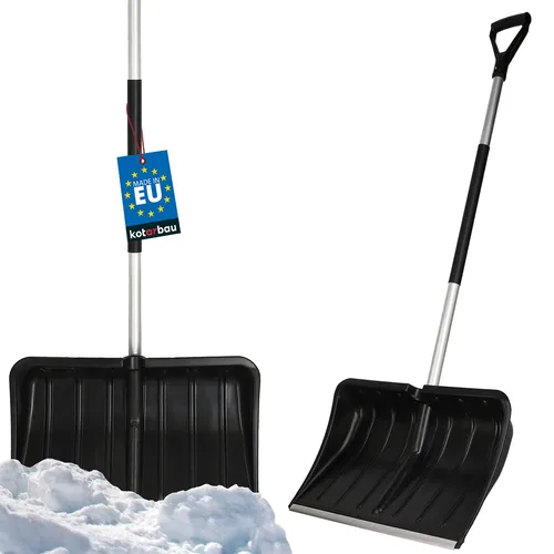 KOTARBAU® Schneeschaufel 54cm mit Aluminiumstiel
