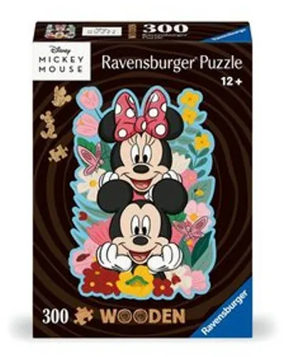 Wooden Puzzle Disney Mickey & Minnie 300 Teile von Ravensburger Spielverlag