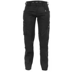 DASSY® Helix Women Arbeitshose mit Stretch, Schwarz, Gr. 32 - Arbeits- & Schutzkleidung - Die DASSY® Helix Arbeitshose für Damen bietet optimalen Komfort mit 4-Wege-Stretch und verstärkten Taschen für höchste Funktionalität.
