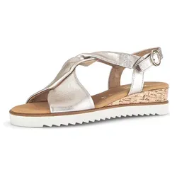 Gabor Comfort Sandalette Metallic in Größe 42 in gold von Gabor