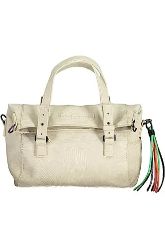 Desigual Damen Bag_aquiles LOVERTY 2 0 1001 RAW - Damen-Schultertaschen mit einzigartigem Tropenmuster, verstellbarem Bund und stilvollem Design für einen auffälligen Look.