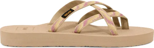Teva Olowahu Neon Wave Peach Ice EU 36 – Modische Zehentrenner für Damen - Die Teva Olowahu Neon Wave Peach Ice EU 36 sind modische Zehentrenner mit offenem Schnitt für optimale Belüftung. Ideal für warme Tage, bieten sie eine bequeme Passform und sind vegan. Perfekt für den Casual-Look!