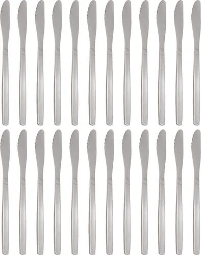 Argon Ta Economy Tafelmesser aus Edelstahl – 22 cm – 24 Stück