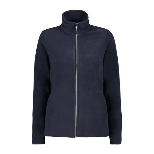 CMP Damen Fleecejacke B.blue-Ghiaccio 36 - Funktionsjacke aus atmungsaktivem Arctic Fleece, ideal als wärmende Schicht für Outdoor-Aktivitäten. Mit hohem Kragen und zwei Reißverschlusstaschen für optimalen Komfort und Stauraum.