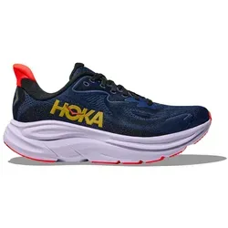 Hoka One One Clifton 10 Damen Marineblau 39.1/3 - Der Hoka One One Clifton 10 für Damen vereint stilvolles Design mit hervorragendem Laufkomfort. Die innovative Dämpfung sorgt für ein angenehmes Laufgefühl auf jedem Untergrund.