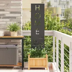 vidaXL Garten Sichtschutz-Leinwand Schwarz 32 x 140 cm - Gartenzäune - Moderner Sichtschutz aus langlebigem Stahl, bietet Privatsphäre und stilvolles Design für Garten und Terrasse.