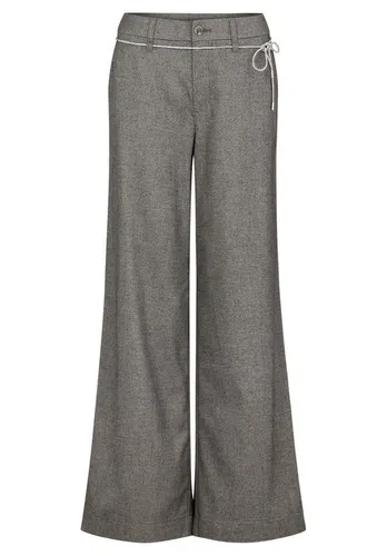 Cartoon Chinohose Klassisch 1/1 L, - Chinohosen mit gerader Passform und High Waist, ideal für stilvolle Outfits. Fischgrat-Muster und praktische Eingrifftaschen sorgen für einen modernen Look.