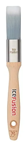 ProDec Advance 25 mm - professioneller synthetischer Pinsel von Ice Fusion Trade für Ultra-Glatte Lackierung mit Dispersions-, Glanz- und Satinfarben auf Wänden, Decken, Holz und Metall