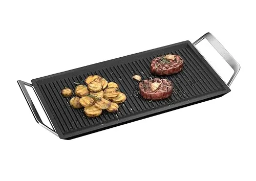 Electrolux E9HL33 Plancha Grillplatte - Grillschalen für köstliche Grillgerichte, verwandelt Ihr Kochfeld in einen Grill für saftige Steaks, Gemüse und Meeresfrüchte – das ganze Jahr über!
