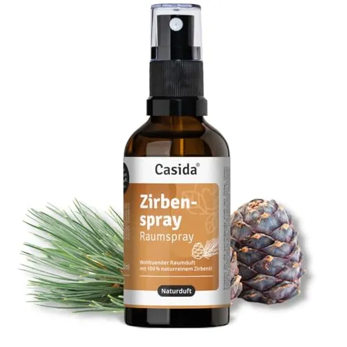 Casida Zirbenspray – Duftendes Raumspray & Kissenspray mit naturreinem Öl