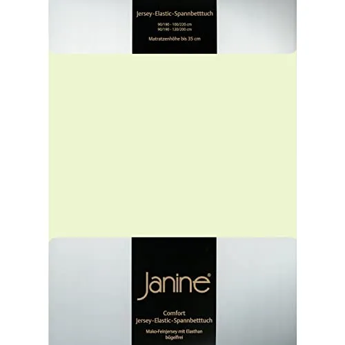 Janine Bettlaken Grün in gelb von Janine