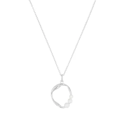 Tom Tailor Kette mit Süßwasserzuchtperle, 42+3 cm, Sterling Silber 925 - Elegante Kette von Tom Tailor mit glänzender Süßwasserzuchtperle. Hochwertiges Silber 925 und flexible Länge von 42+3 cm machen sie zum idealen Accessoire für jeden Anlass. Perfekte Geschenkidee für modebewusste Damen.