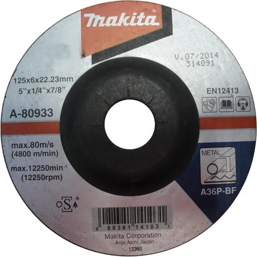 Makita Schruppscheibe 125/22,23 A36P (A-80933)