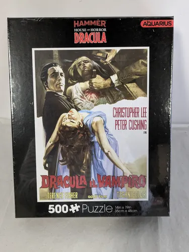 Hammer Dracula   Vampiro Puzzle  ( 500 Teile ) Aquarius  1I