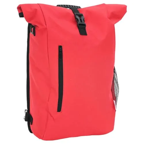 vidaXL Fahrradtasche Rot 31 x 13 x 58 cm - Fahrradtasche aus wasserabweisendem Polyester, ideal für Pendler und Outdoor-Fans. Geräumig, leicht und mit modernem Design für sicheren Transport deiner Essentials.