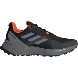 adidas Terrex Soulstride Trailschuh Herren - Schwarz, Orange - Laufschuhe mit atmungsaktivem Mesh-Obermaterial, optimaler Dämpfung und Traxion Außensohle für perfekten Grip auf jedem Terrain.