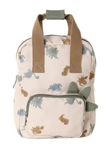 vertbaudet Kinderrucksack Jungen DINOSAURIER für Kita & Grundschule - Der Jungen Rucksack DINOSAURIER ist ideal für Kita und Schule. Mit praktischen Reißverschlusstaschen, gepolsterten, verstellbaren Schulterträgern und einem coolen Dino-Design sorgt er für Spaß und Komfort bei jedem Abenteuer!