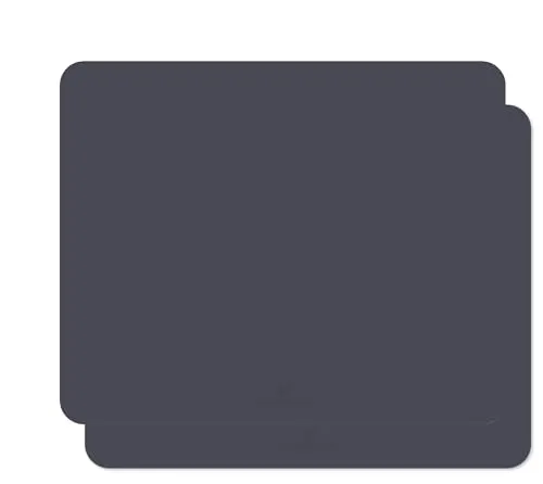 TINYLOADERS 2xSET Praktische Bodenmatten zum Unterlegen unter Hochstuhl Kinderstuhl Spielmatte Spritzmatte für Handwerk waschbarer wasserdichter rutschfester Bodenschutz 110 cm x 95 cm Dunkelblau