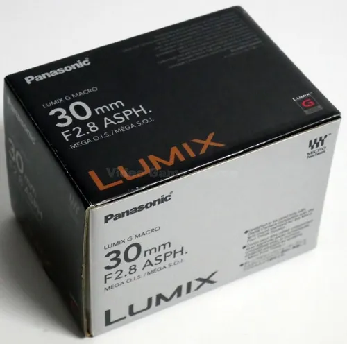 Panasonic H-HS030E LUMIX G Makro 30 mm F2.8 - Kompaktes Makro-Objektiv mit O.I.S., ideal für detailreiche Aufnahmen und schnelle Signalübertragung