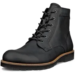 Ecco Jamestown Lace Boot Schnürstiefelette Stiefel, Schnürboots, Klassik-Stiefelette mit Profilsohle schwarz 43 EU