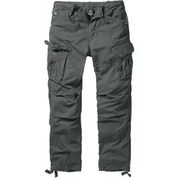 Brandit Columbia Mountain Vintage Cargo Hose anthrazit, Größe S - Wanderhose aus 100% Baumwolle, superleicht und bequem, mit zahlreichen Taschen für Handy & Co. Ideal für Outdoor-Aktivitäten und stylisch zugleich.