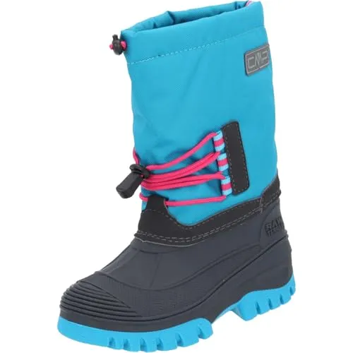 CMP Kids Ahto Wp 3Q49574K-J Snow Boot, Jade, 25 EU - Wanderschuhe für Kinder, vegan und PFC-frei mit wasserdichter Clima Protect Membran – ideal für kalte und nasse Wetterbedingungen.
