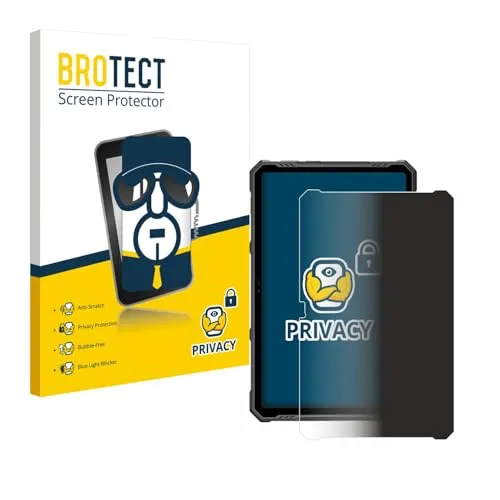 BROTECT Anti-Spy Blickschutzfolie für Ulefone Armor Pad 3 Pro / 4 Ultra Privacy Screen Protector [Displayschutz-Folie, Sichtschutz, Blaulichtfilter]