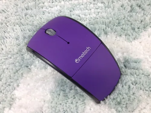 KLEIN Design TM-9200 optische Klappbare Maus / Mouse schnurlos / purple