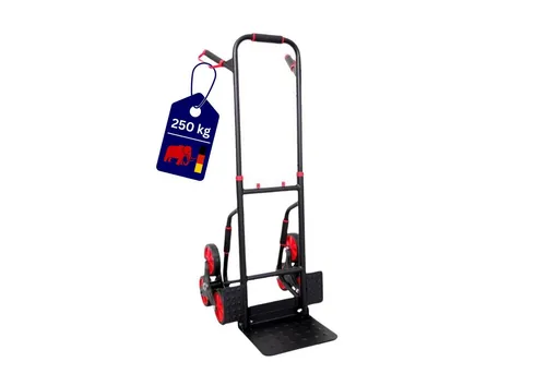 PROREGAL® Treppensackkarre TAURUS in schwarz von PROREGAL®